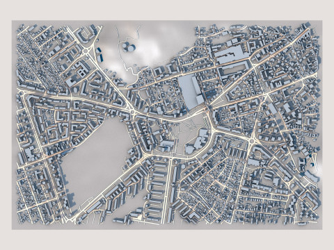 Brasov City Romania Model 3D