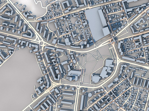 Brasov City Romania Model 3D