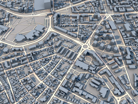 Brasov City Romania Model 3D