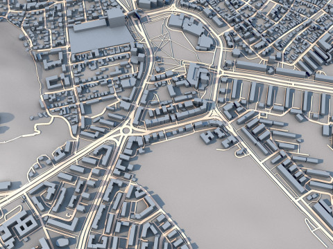 Brasov City Romania Model 3D