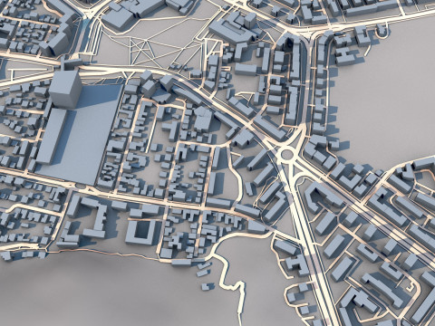 Brasov City Romania Model 3D
