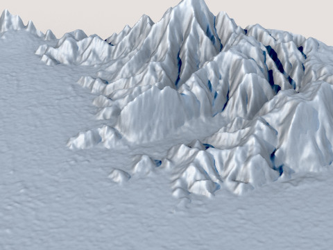 Terrain 3D Model