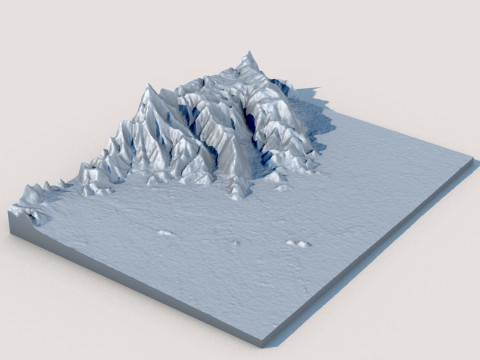 Terrain 3D Model