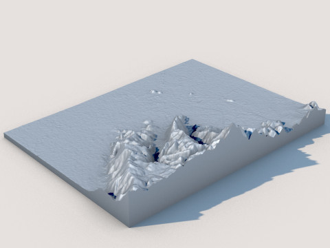 Terrain 3D Model
