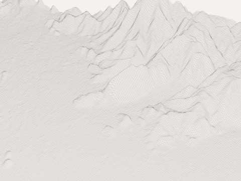 Terrain 3D Model