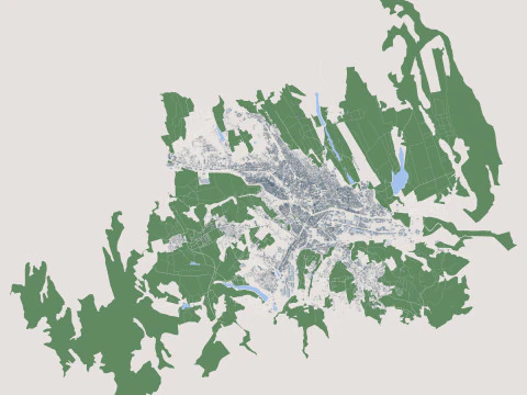 Iasi City Romania 3D Model