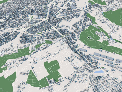 Iasi City Romania 3D Model