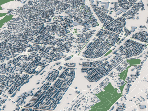 Iasi City Romania 3D Model