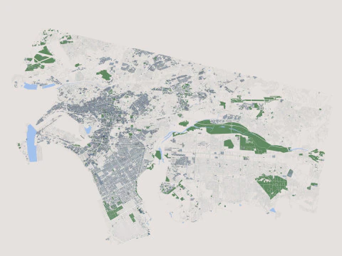 Karachi City Pakistan 3D Model