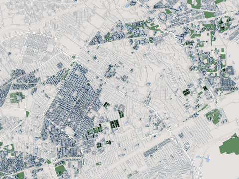 Karachi City Pakistan 3D Model