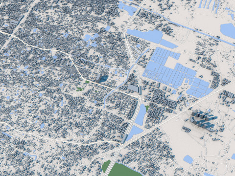 Kolkata City India 3D 模型