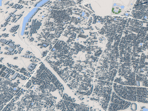 Kolkata City India 3D 模型