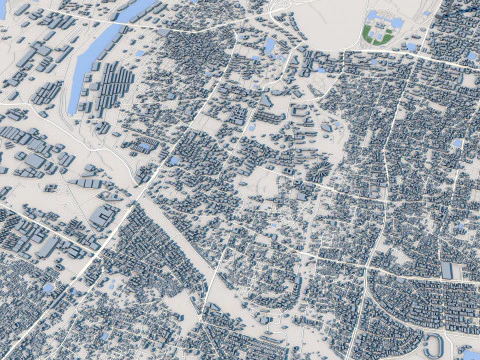 Kolkata City India 3D Model