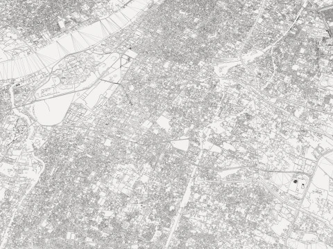 Kolkata City India 3D Model
