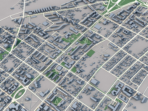 Rezekne City Latvia 3Dモデル