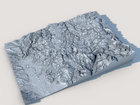 Terrain 1 3D Model