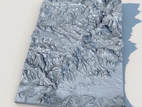 Terrain 1 3D Model