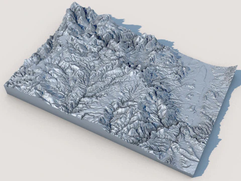 Terrain 1 3D Model