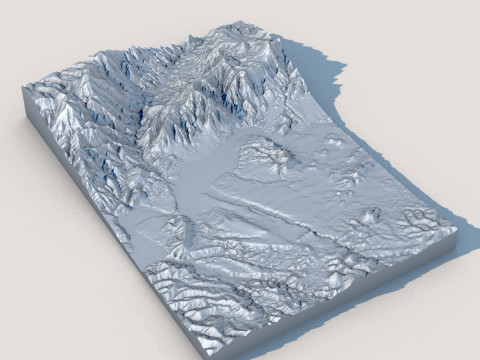 Terrain 2 3D Model