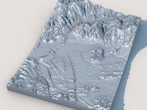 Terrain 2 3D Model