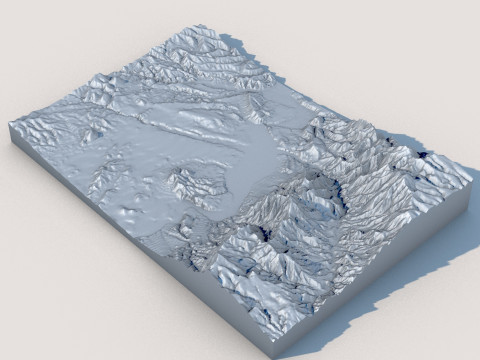 Terrain 2 3D Model