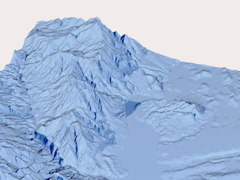 Terrain 2 3D Model