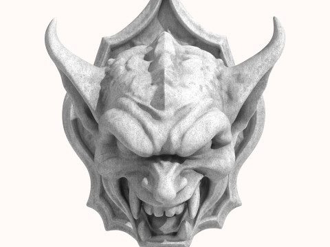 Gargoyle Dragon Head 1 3D Модель