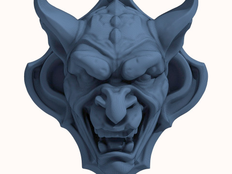 Gargoyle Dragon Head 3 3D Модель