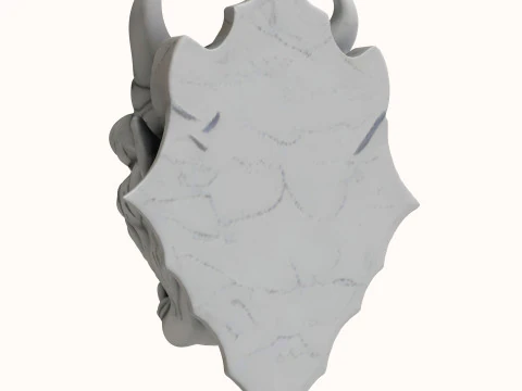 Gargoyle Dragon Head 4 3D Model