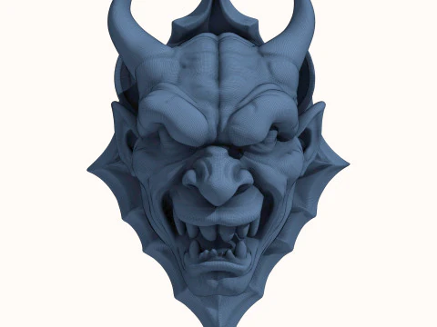Gargoyle Dragon Head 4 3D Model