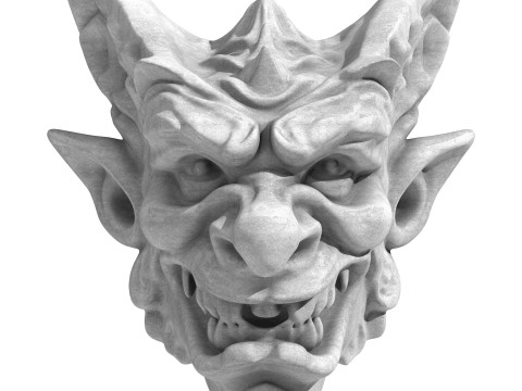 Gargoyle Dragon Head 6 3Dモデル