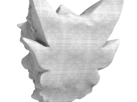 Gargoyle Dragon Head 6 Model 3D