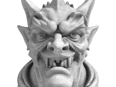 Gargoyle Dragon Head 7 3D Модель