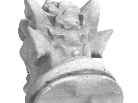 Gargoyle Dragon Head 7 3D Model