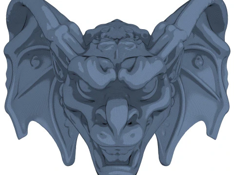 Gargoyle Dragon Head 10 3D Model