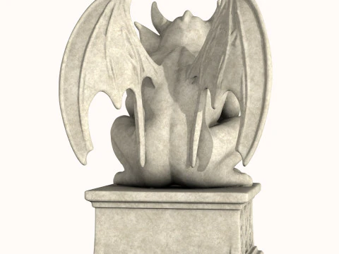 Gargoyle Sculpture 3D Model