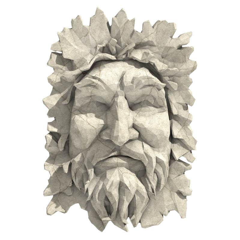 Green Man Low Poly Modello 3D .c4d .max .obj .3ds .fbx .stl .blend 
