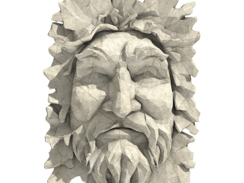 Green Man Low Poly 3D Model