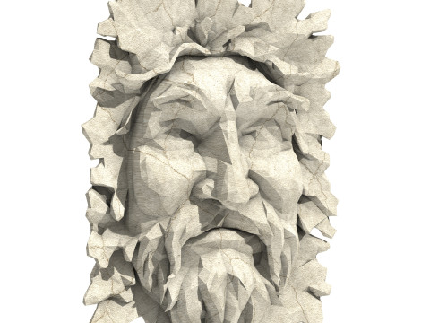 Green Man Low Poly Modello 3D