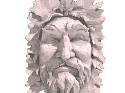 Green Man Low Poly Modello 3D