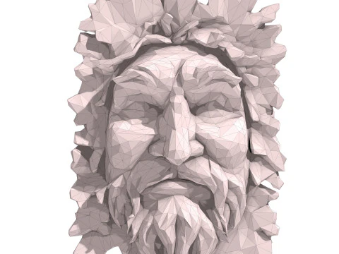 Green Man Low Poly 3D Model