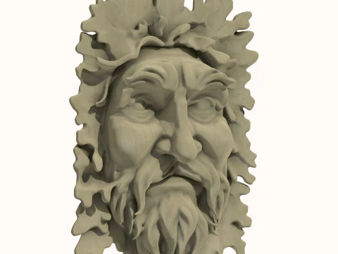 Green Man 1 3D Model
