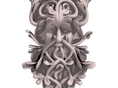 Green Man 3 Modello 3D