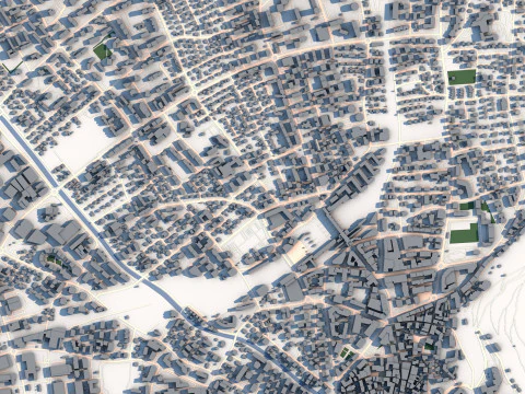 Chur City Switzerland 3D Model