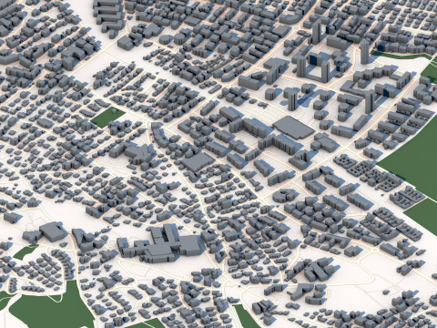 Chur City Switzerland 3Dモデル