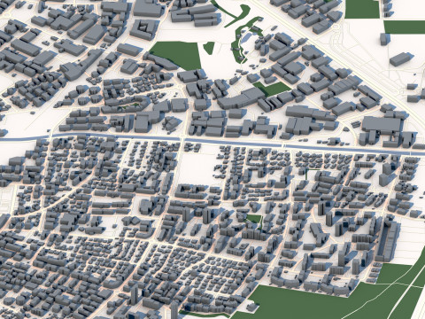 Chur City Switzerland 3Dモデル