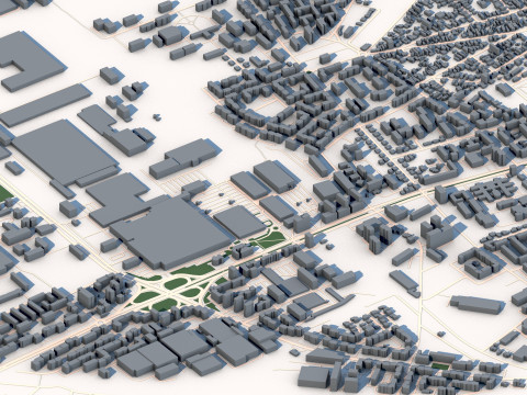 Craiova City Romania 3D Модель