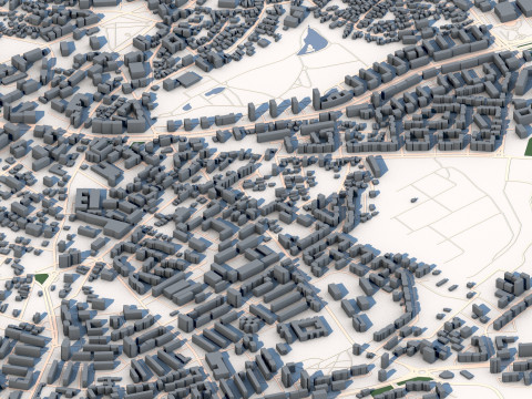 Craiova City Romania 3D Модель