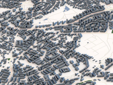 Craiova City Romania 3D Model