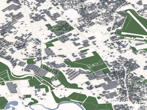 Cucuta City Colombia 3D Model
